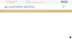 Desktop Screenshot of lakeviewdental.ca